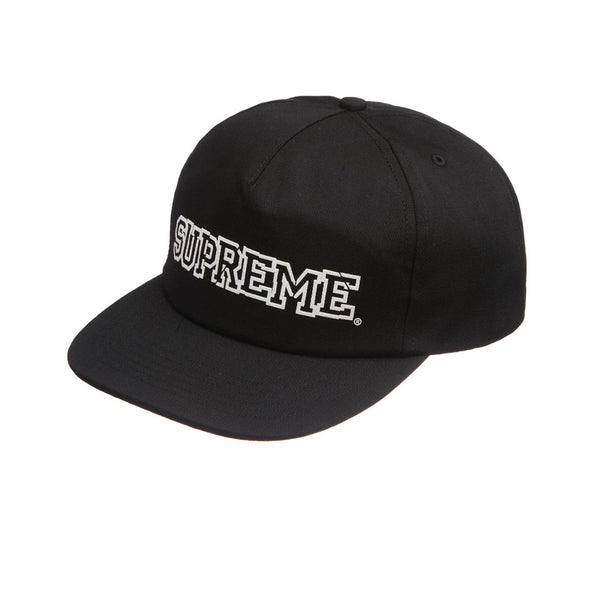 SUPREME SHATTERED LOGO 5-PANEL BLACK FW21 - Stay Fresh