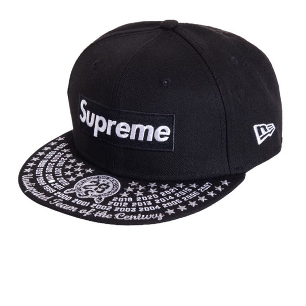 SUPREME UNDISPUTED BOX LOGO NEW ERA FITTED HAT BLACK FW21 - Stay Fresh