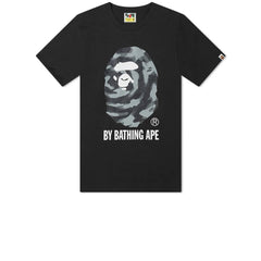 BAPE STROKE CAMO BY BATHING APE TEE BLACK - Stay Fresh