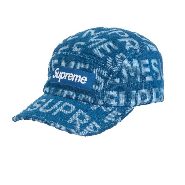 SUPREME TERRY SPELLOUT CAMP CAP BLUE SS22