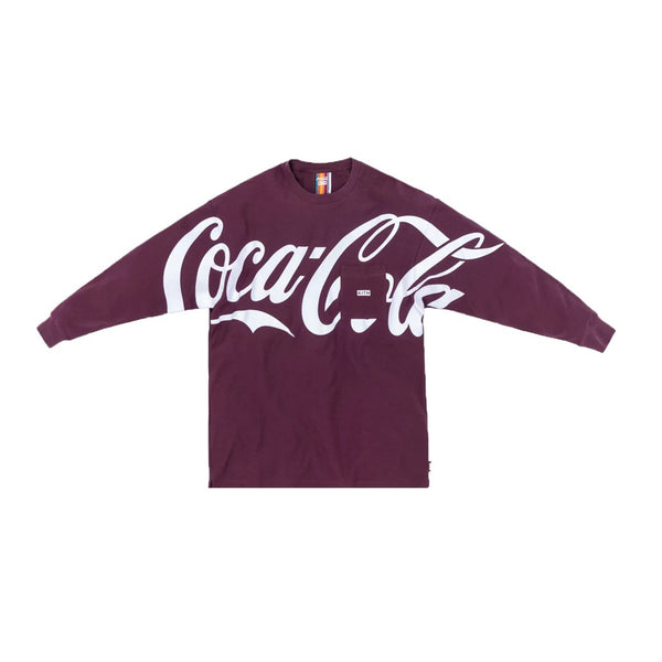 KITH X COCA-COLA QUINN L/S TEE PURPLE SS21