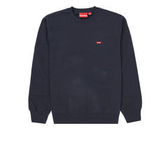 Navy box logo store crewneck