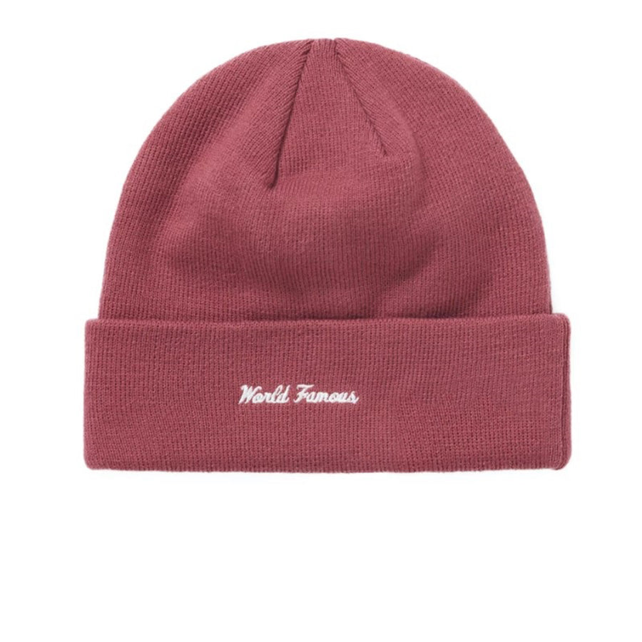 SUPREME NEW ERA BOX LOGO BEANIE PLUM FW21