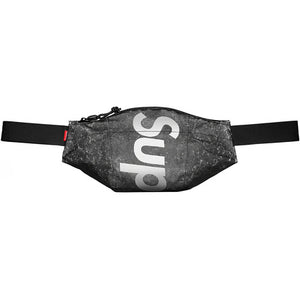 SUPREME WATERPROOF REFLECTIVE SPECKLED WAIST BAG BLACK FW20