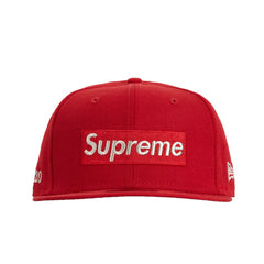 NEW ERA X SUPREME $1M METALLIC BOX LOGO RED SS20 - Stay Fresh