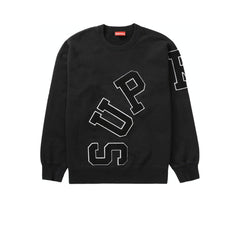 SUPREME BIG ARC CREWNECK BLACK FW20 - Stay Fresh