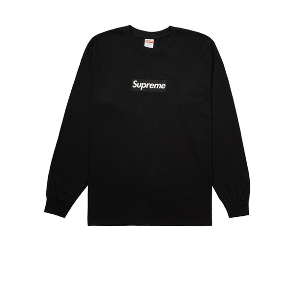 SUPREME BOX LOGO L/S TEE BLACK FW20 - Stay Fresh