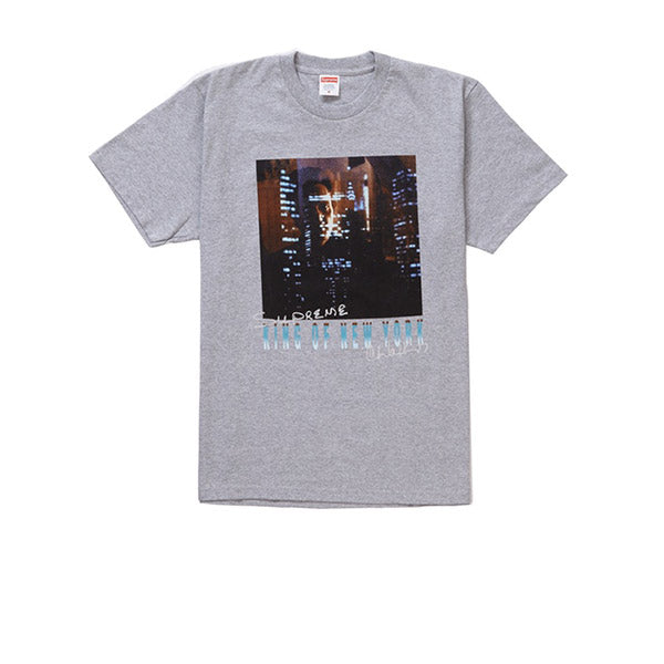 SUPREME KING OF NEW YORK TEE HEATHER GREY SS19 - Stay Fresh