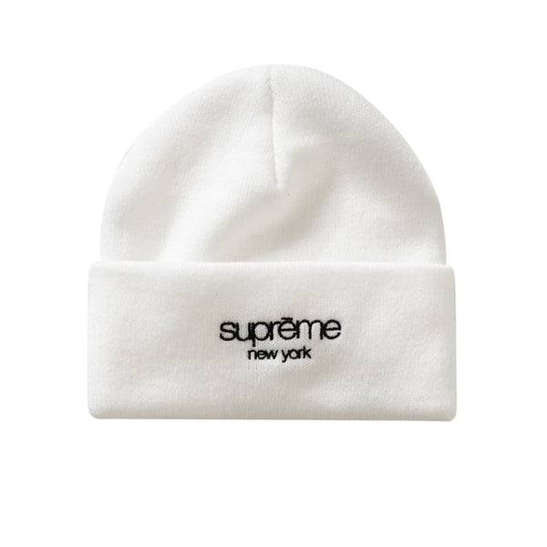 SUPREME RADAR BEANIE WHITE FW19 - Stay Fresh