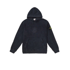 SUPREME STONE ISLAND HOODED SWEATSHIRT BLACK SS19