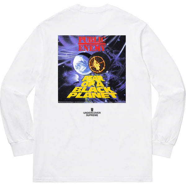 SUPREME UNDERCOVER/PUBLIC ENEMY COUNTERATTACK LONG SLEEVE TEE