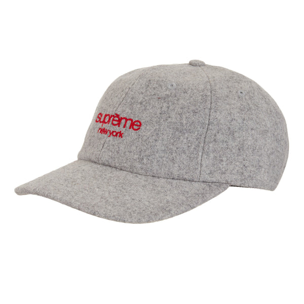 SUPREME WAXED WOOL 6-PANEL GREY FW22 - Stay Fresh