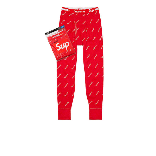 HANES X SUPREME THERMAL PANT (1 PACK) RED LOGOS FW20 - RvceShops