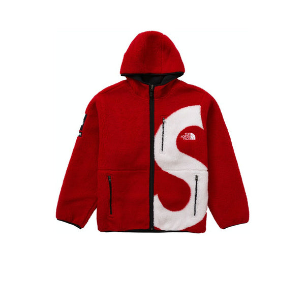 THE NORTH FACE X SUPREME S LOGO HOODED FLEECE RED FW20