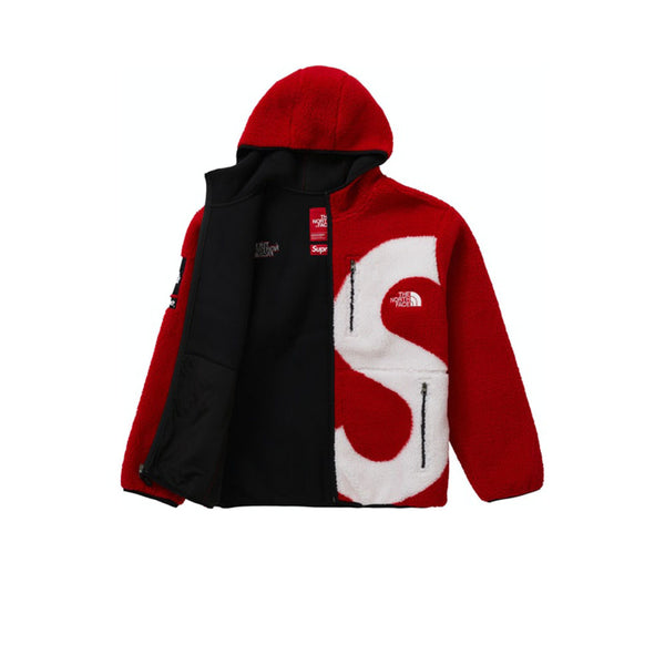 THE NORTH FACE X SUPREME S LOGO HOODED FLEECE RED FW20