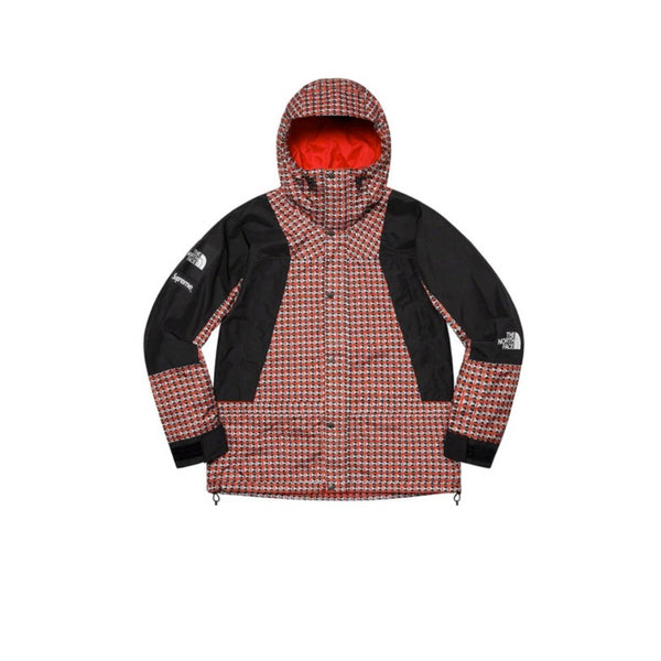 SUPREME X THE NORTH FACE STUDDED MOUNTAIN LIGHT JACKET RED SS