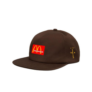 TRAVIS SCOTT X MCDONALD'S CJ ARCHES HAT BROWN - Stay