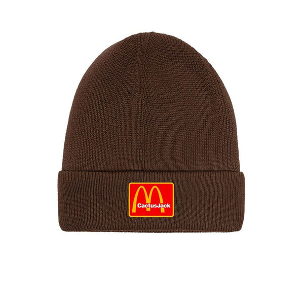 TRAVIS SCOTT X MCDONALD'S CJ ARCHES BEANIE BROWN - Stay Fresh