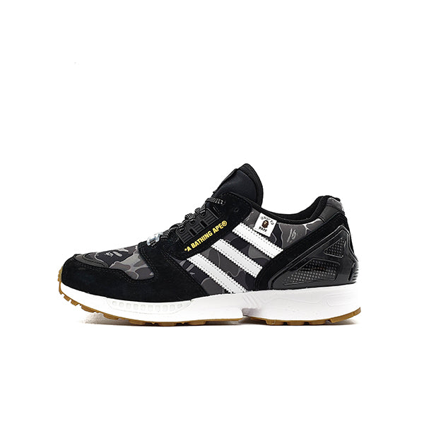 BAPE X ADIDAS ZX 8000 UNDEFEATED BLACK 2020 - Stay Fresh