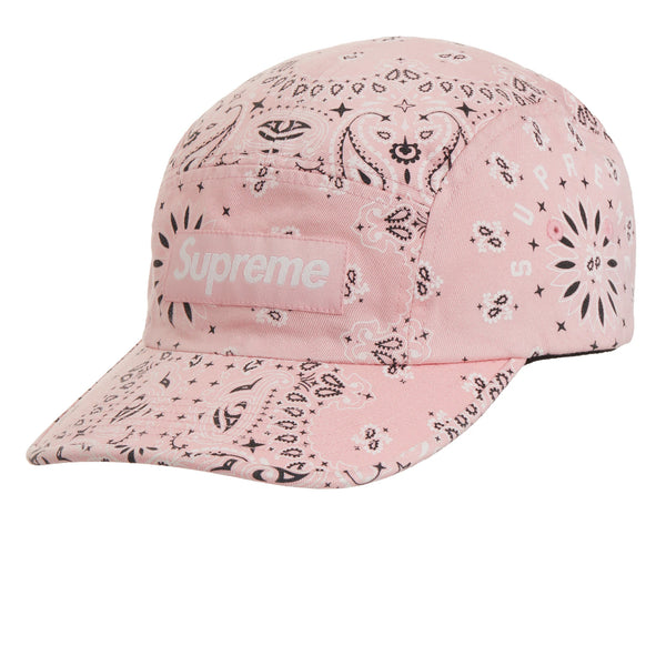 SUPREME BANDANA CAMP CAP PINK SS21 - Stay Fresh