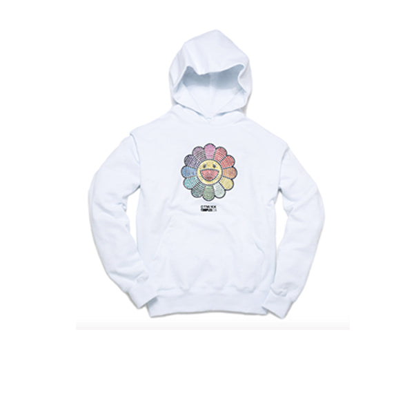 TAKASHI MURAKAMI COMPLEXCON SWAROVSKI CRYSTAL FLOWER HOODIE
