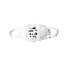 ANTI SOCIAL SOCIAL CLUB  MEDICAL MASK "WHITE"