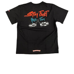 CHROME HEARTS MATTY BOY STAY FAST RACE TEAM TEE BLACK - Stay Fresh