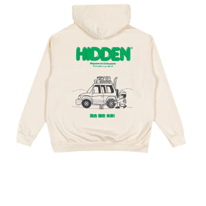 HIDDEN NY MASTHEAD HOODIE NATURAL FW22 - Stay Fresh