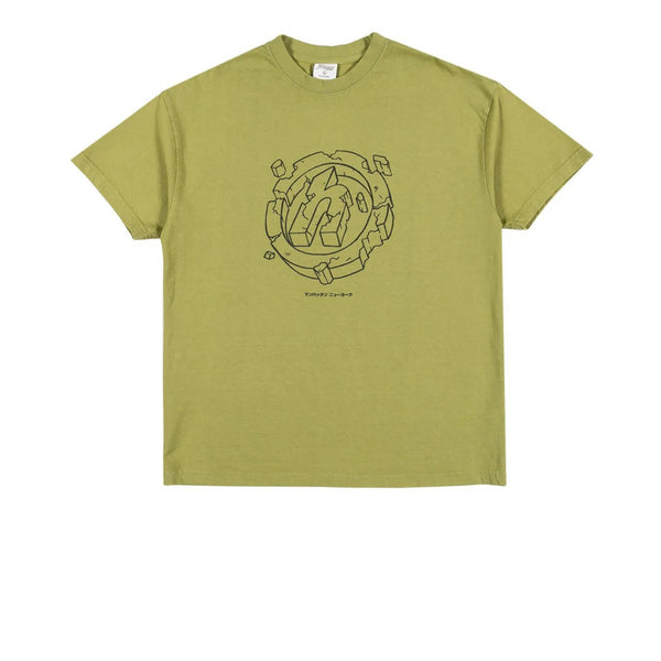 HIDDEN NY 3D SHATTERED TEE OLIVE FW22