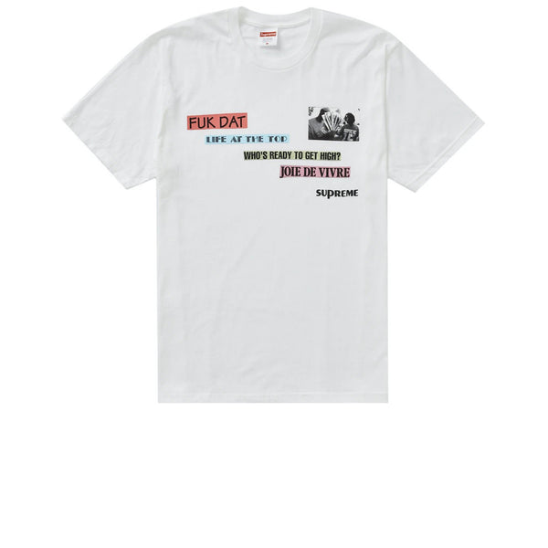 SUPREME JOIE DE VIVRE TEE WHITE FW22 - Stay Fresh