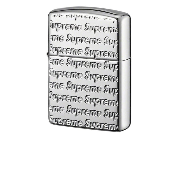 SUPREME REPEAT ENGRAVED ZIPPO SLIVER FW22 - Stay Fresh