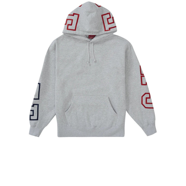 SUPREME STATE HOODED SWEATSHIRT ASH GREY FW22 - Stay Fresh