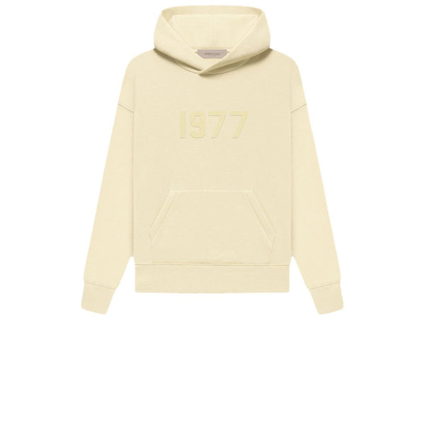FEAR OF GOD ESSENTIALS KIDS 1977 HOODIE CANARY FW22