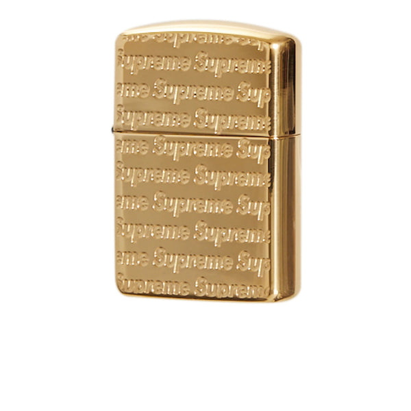 SUPREME REPEAT ENGRAVED ZIPPO GOLD FW22 - Stay Fresh