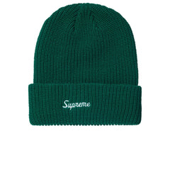 SUPREME LOOSE GAUGE BEANIE GREEN FW21 - Stay Fresh