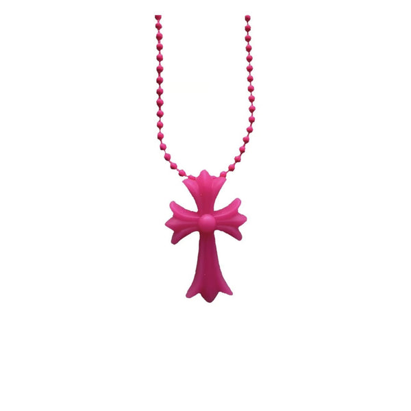 CHROME HEARTS 20TH ANNIVERSARY SILICON NECKLACE PINK