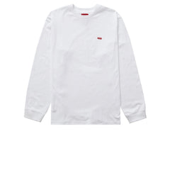 SUPREME SMALL BOX L/S TEE WHITE SS   Stay Fresh