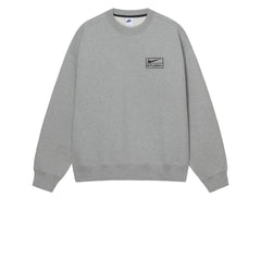 NIKE X STUSSY STONE WASH FLEECE CREW GRAY SS23 - Stay Fresh