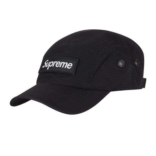 SUPREME VENTILE CAMP CAP BLACK SS23