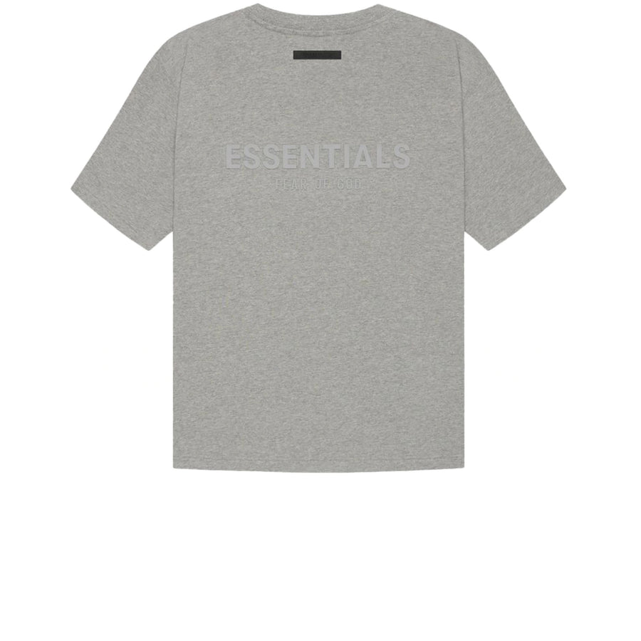 FEAR OF GOD ESSENTIALS TEE DARK HEATHER OATMEAL SS21