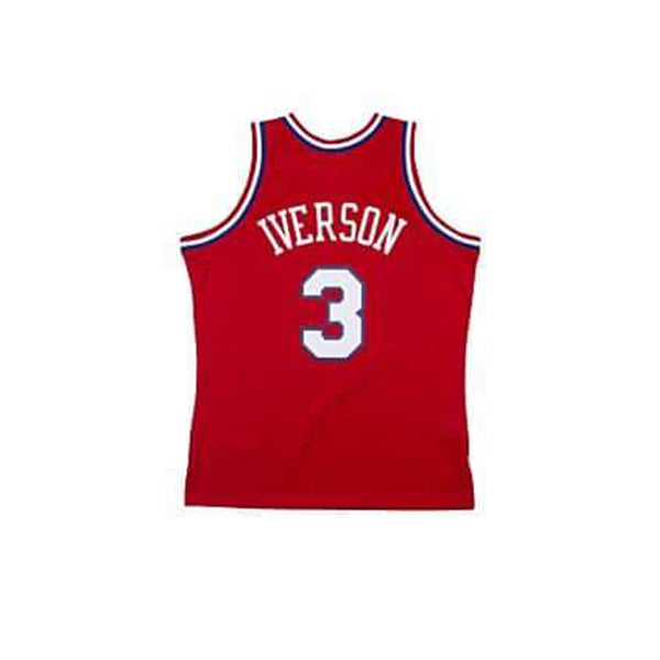 MITCHELL & NESS NBA HARDWOOD CLASSIC SWINGMAN PHILADELPHIA 76ERS ALLEN IVERSON 2002-03 JERSEY