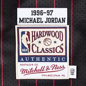Michael Jordan Signed Bulls Authentic Mitchell & Ness Pinstripe