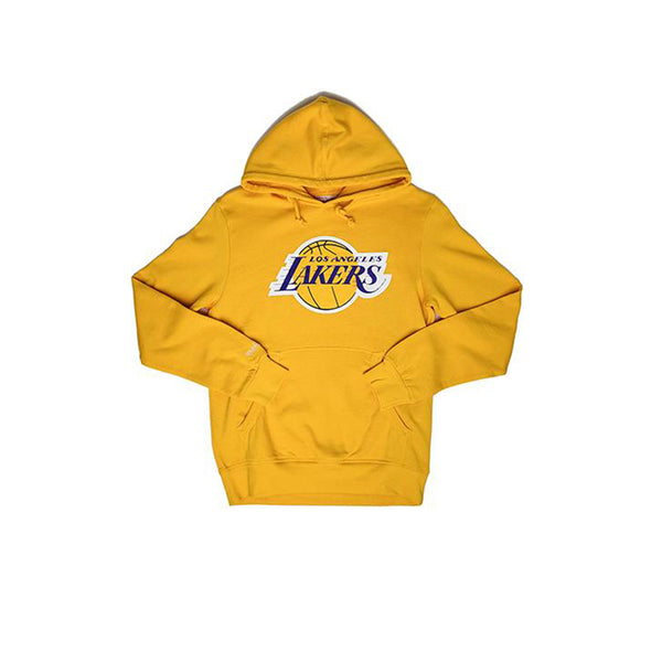 HealthdesignShops - MITCHELL & NESS NBA LOS ANGELES LAKERS LOGO HOODIE GOLD  - Grey T-shirt For Kids With Logos