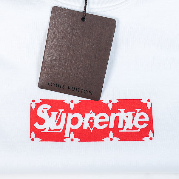 Supreme x Louis Vuitton Box Logo Tee White