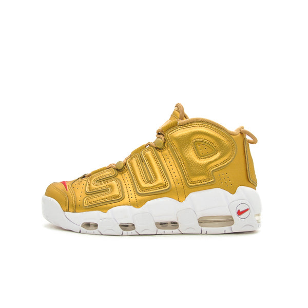 Nike air more uptempo x supreme gold Clearance
