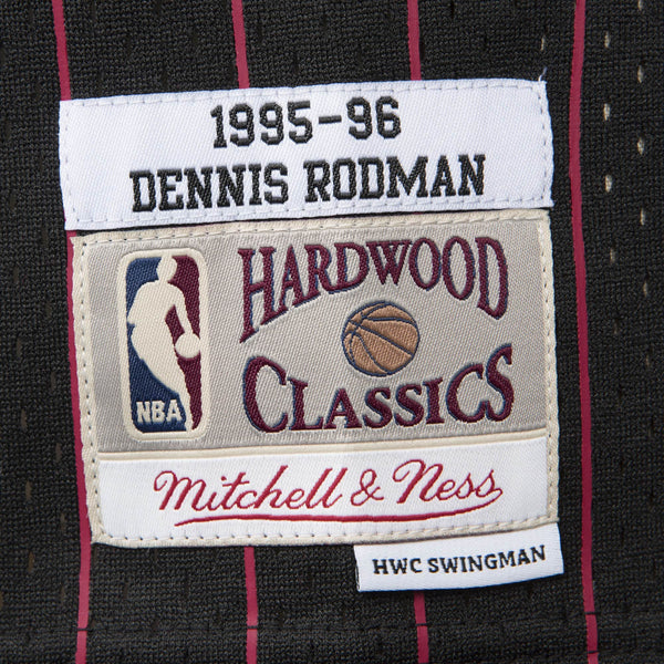 Dennis Rodman Chicago Bulls Mitchell & Ness Hardwood Classics Swingman  Jersey - Black