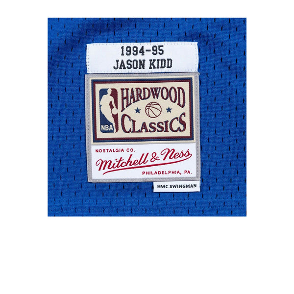 Men's Dallas Mavericks Jason Kidd Mitchell & Ness Black 1994-95 Hardwood Classics Reload 2.0 Swingman Jersey