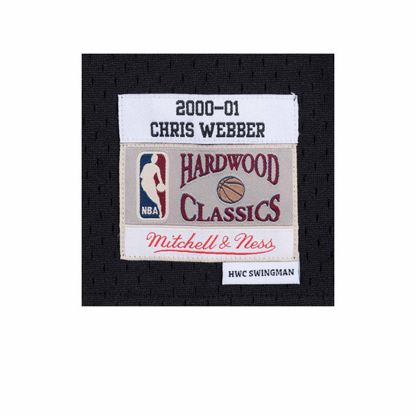 MITCHELL & NESS NBA HARDWOOD CLASSIC SWINGMAN SACRAMENTO KINGS CHRIS WEBBER ROAD 2000-01 JERSEY BLACK