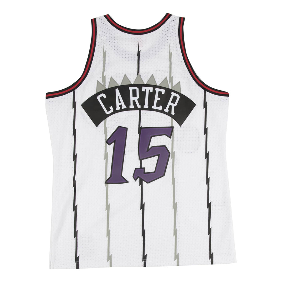 MITCHELL & NESS NBA HARDWOOD CLASSIC SWINGMAN TORONTO RAPTORS VINCE CARTER 1998-99 JERSEY WHITE