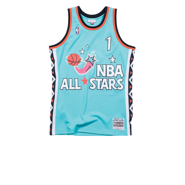 MITCHELL & NESS NBA HARDWOOD CLASSIC SWINGMAN ALL-STAR EAST PENNY HARDAWAY 1996-97 JERSEY TEAL